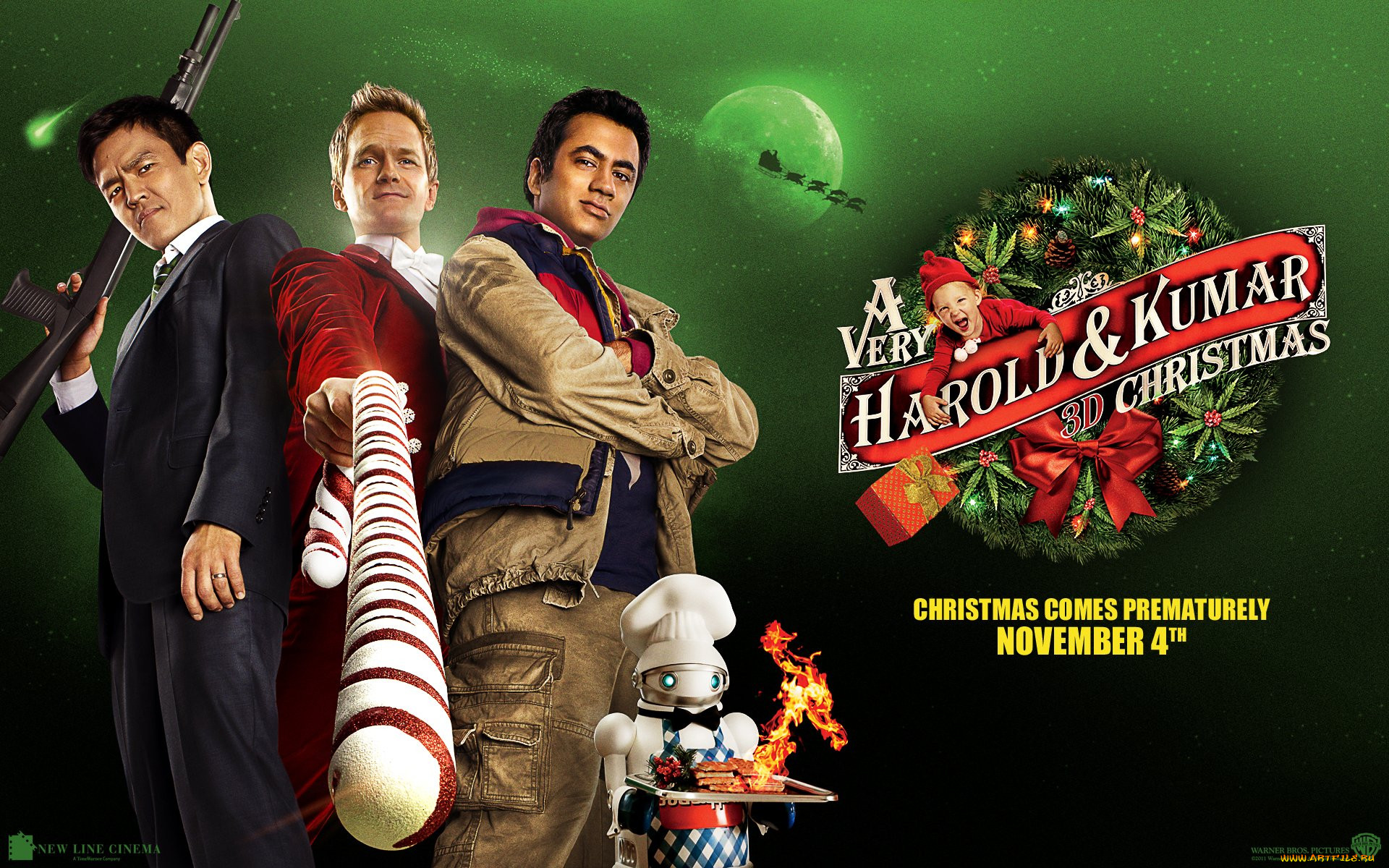 very, harold, and, kumar, 3d, christmas, , , , 